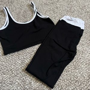 Justify leggings/sports bra set, size S/M